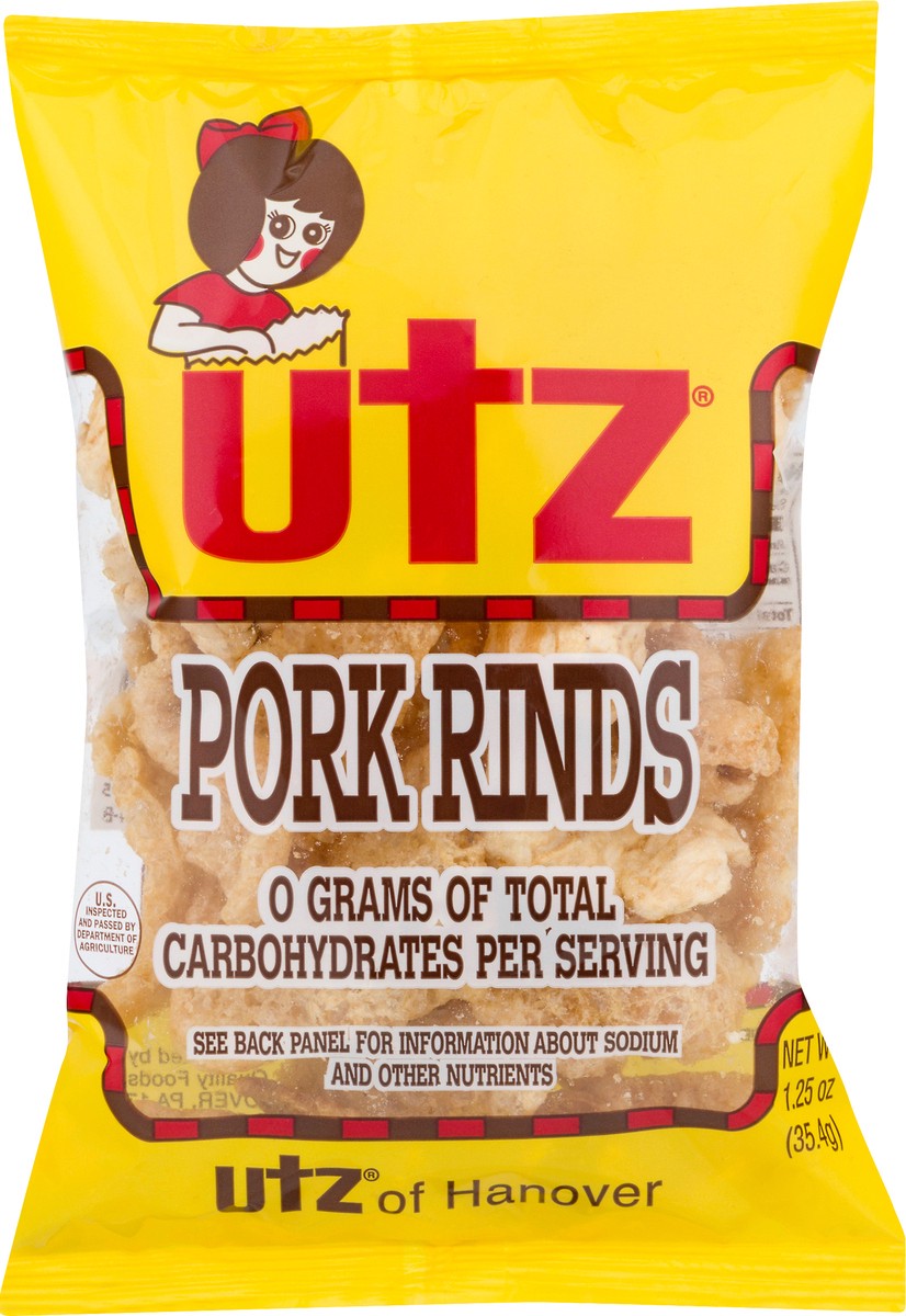 slide 1 of 12, Utz Pork Rinds 1.25 oz, 1.25 oz