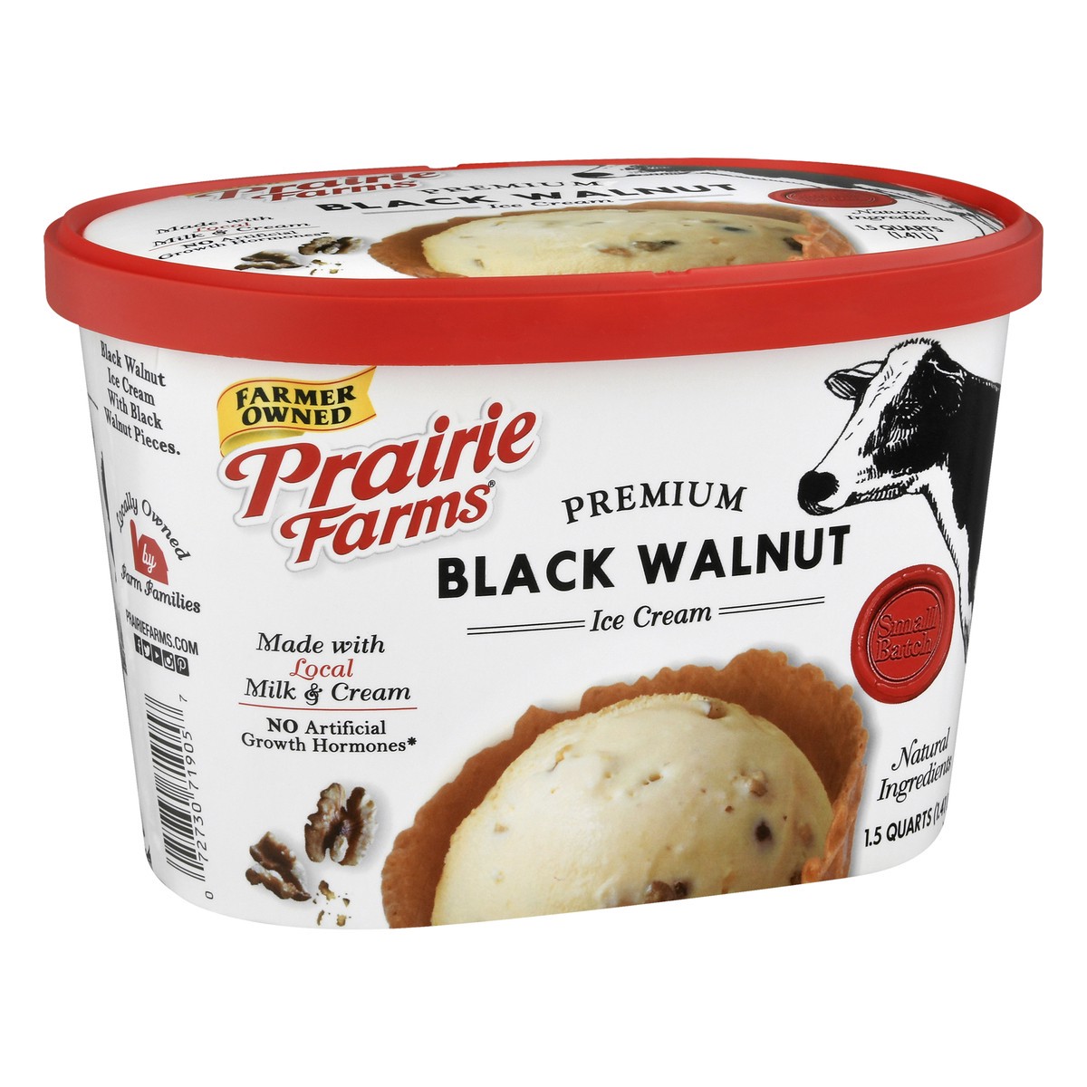 slide 3 of 13, Prairie Farms Premium Black Walnut Ice Cream 1.5 qt, 1.5 qt