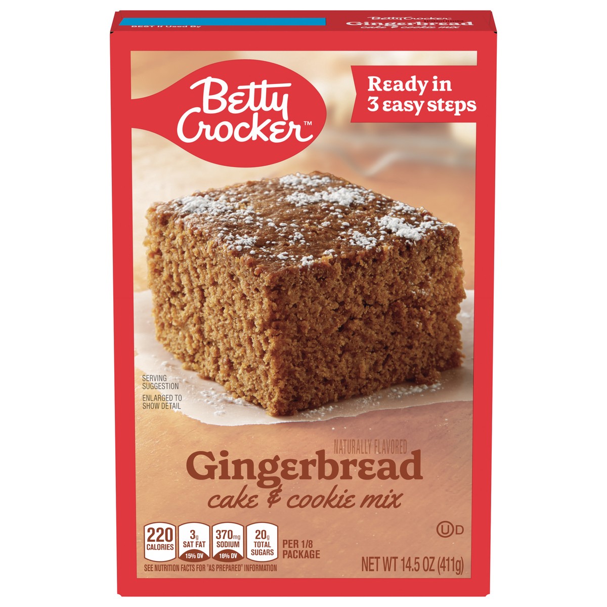 slide 1 of 9, Betty Crocker Gingerbread Cake and Cookie Mix, 14.5 oz., 14.5 oz