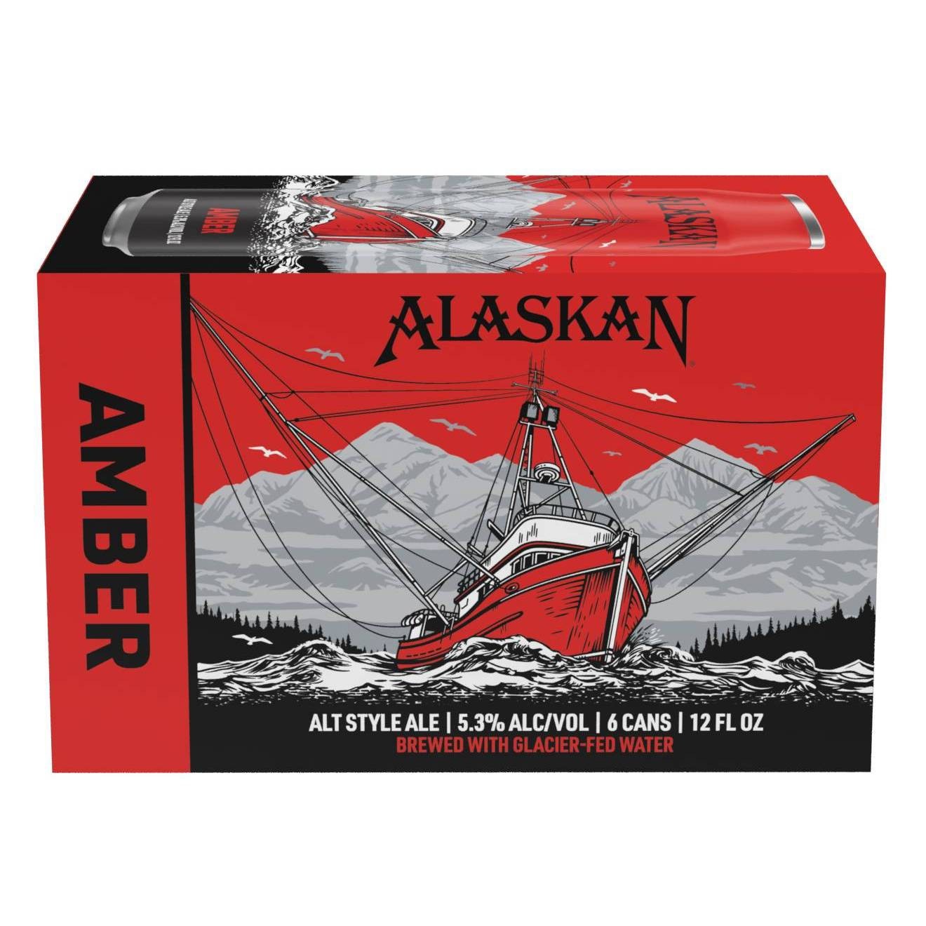 slide 1 of 1, Alaskan Amber Ale Can, 12 fl oz