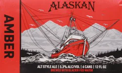 Alaskan Amber Alt Style Ale Beer 6-12 fl oz Cans