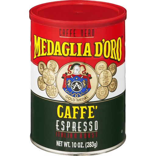 slide 2 of 8, Rowland Coffee Roasters Inc Medaglia D'oro Espresso Dark Italian Roast Ground Coffee, 10 oz