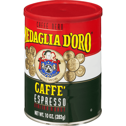 slide 3 of 8, Rowland Coffee Roasters Inc Medaglia D'oro Espresso Dark Italian Roast Ground Coffee, 10 oz