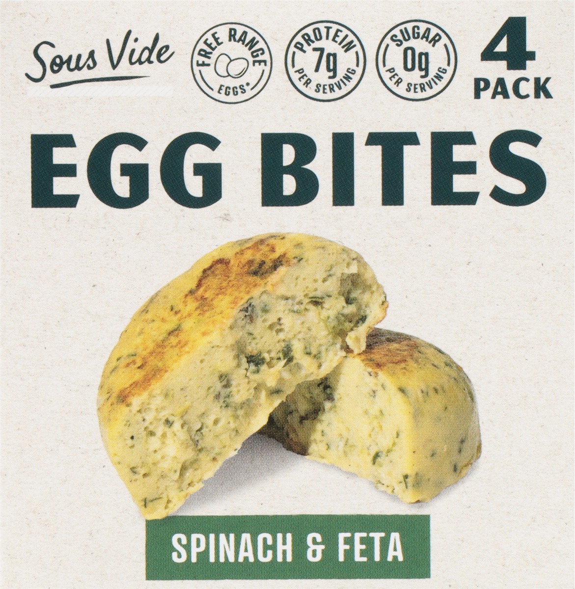 slide 15 of 16, Three Little Pigs Spinach & Feta Egg Bites - 4 ct, 4 ct