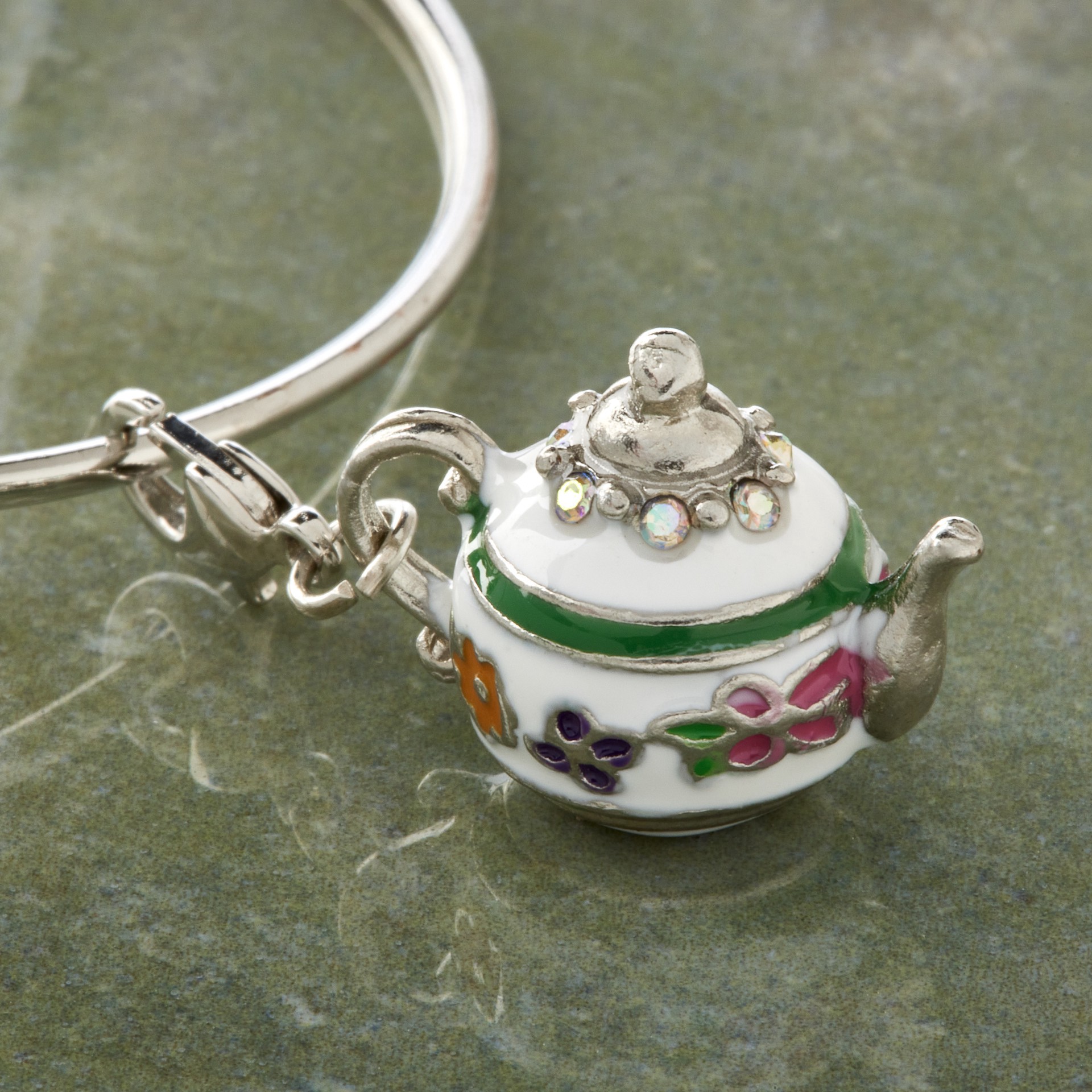 slide 2 of 2, Teapot Charm By Bead Landing, 20 mm
