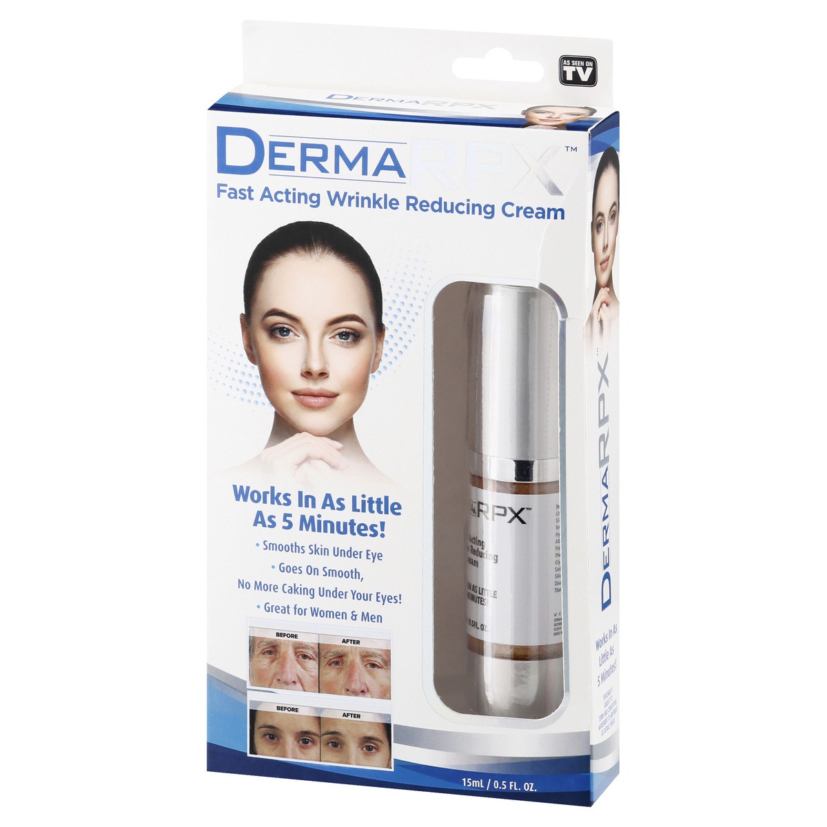 slide 7 of 9, DermaRPX Fast Acting Wrinkle Reducing Cream 0.5 oz, 0.5 fl oz