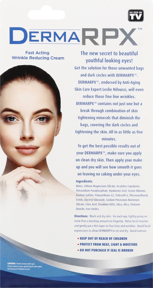 slide 3 of 9, DermaRPX Fast Acting Wrinkle Reducing Cream 0.5 oz, 0.5 fl oz