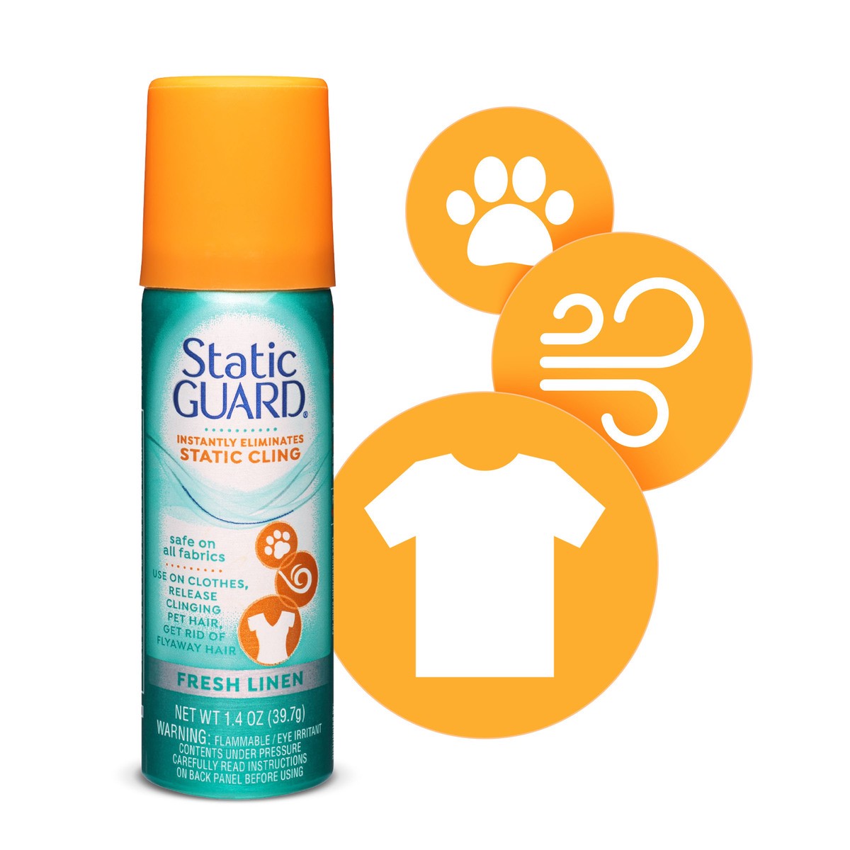 slide 1 of 11, Static Guard Anti-Static Spray, 1.4 oz