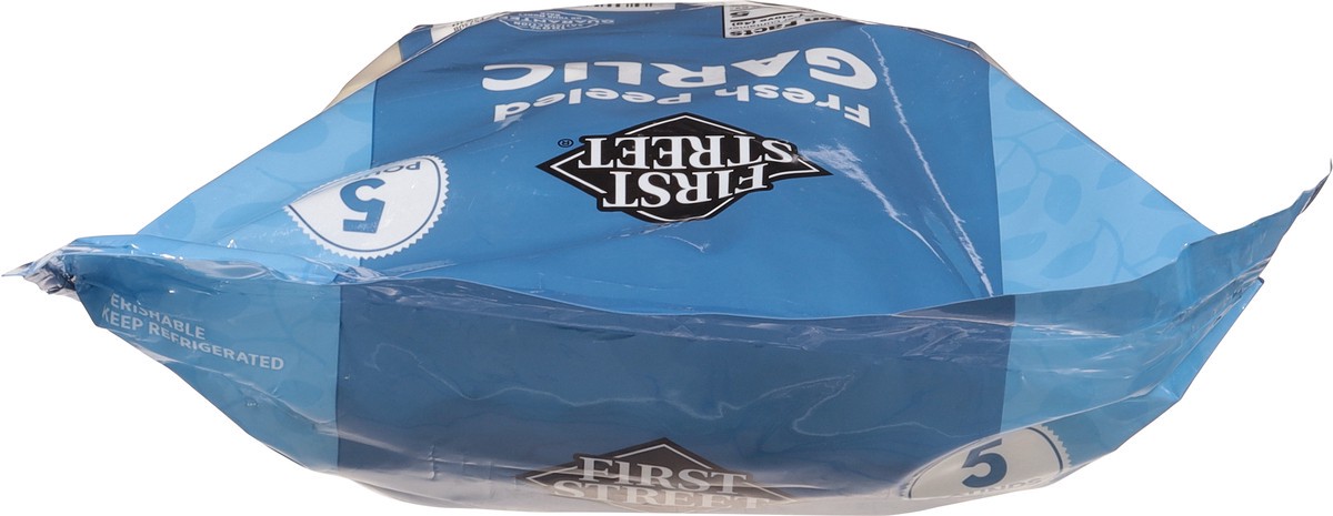 slide 4 of 13, First Street Fresh Peeled Garlic, 5 lb