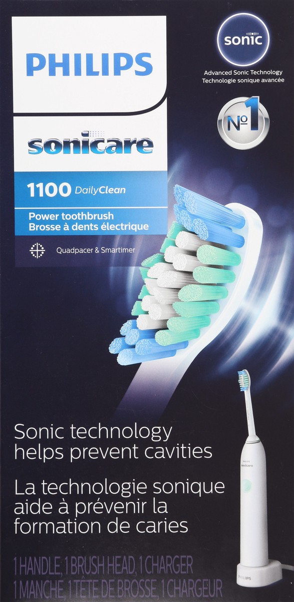 slide 8 of 10, Philips Sonicare DailyClean 1100 HX3411/04 - Carton, 1 ct