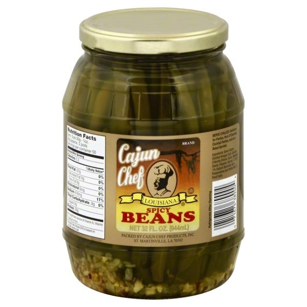 slide 1 of 1, Cajun Chef Beans 32 oz, 32 oz