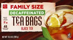 Harris Teeter Decaf Tea Bags-Family Size - 48 ct