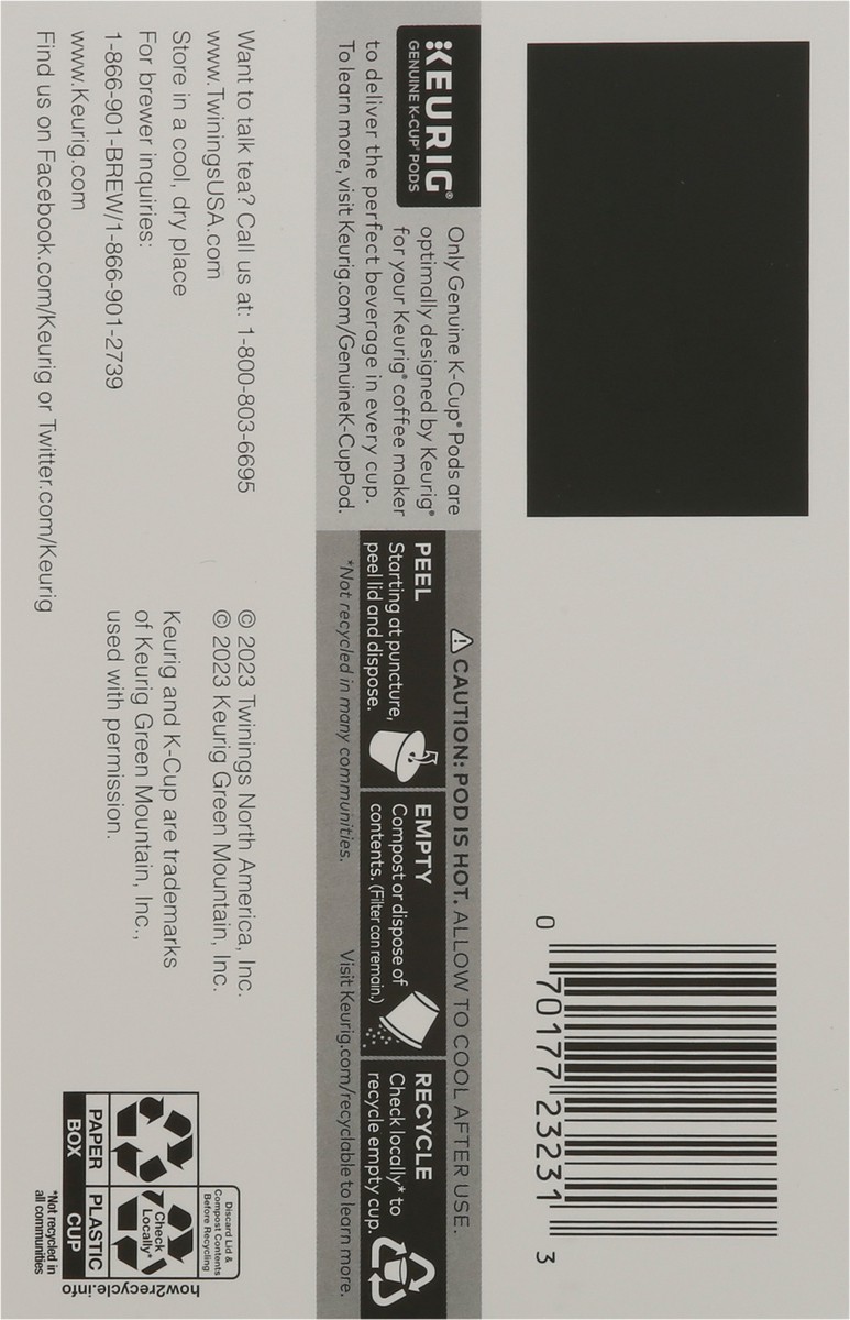 slide 6 of 9, Twinings Chai Latte Black Tea 12 K-Cup Pods, 12 ct