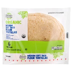 Nature's Promise Organic Medium Soft Flour Tortillas - 6 ct