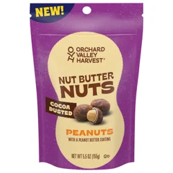Orchard Valley Harvest Nut Butter Nuts Cocoa Dusted Peanuts