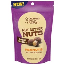 Orchard Valley Harvest Nut Butter Nuts Cocoa Dusted Peanuts