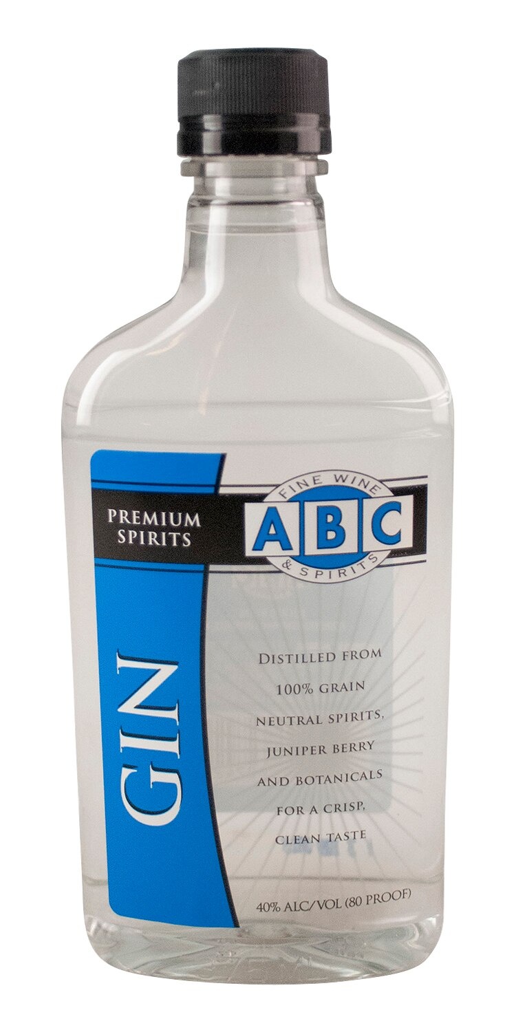 slide 1 of 1, ABC Gin, 375 ml