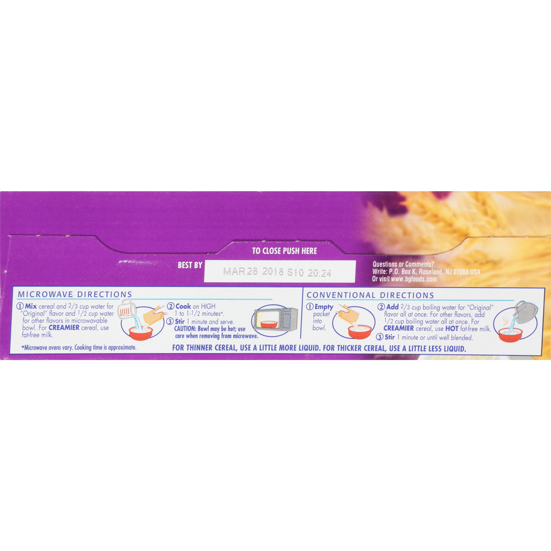 slide 5 of 8, Cream of Wheat Variety Pack Instant Hot Cereal, 6 ct