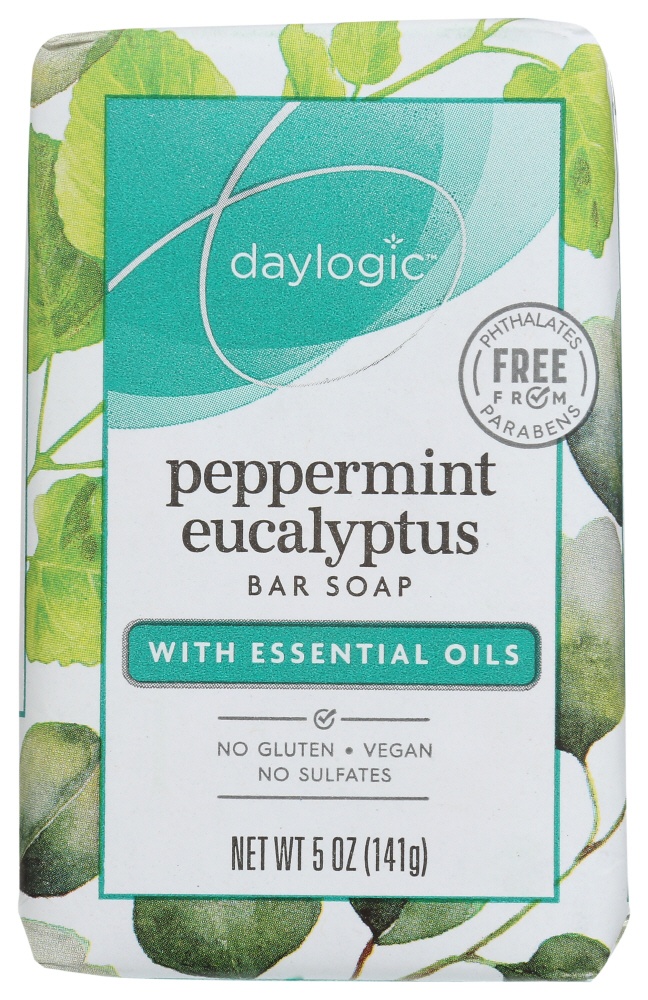 slide 1 of 1, Daylogic Peppermint Eucalyptus Bar Soap, 5 oz