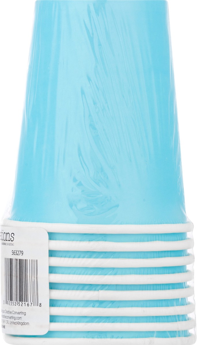 slide 4 of 11, Celebrations 9 Ounce Pastel Blue Cups 8 ea, 8 ct
