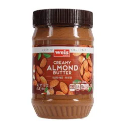 Weis Quality Creamy Almond Butter Nut Butter