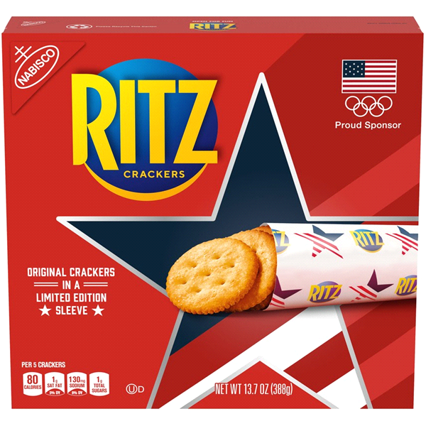 slide 1 of 1, Ritz Team USA RITZ Original Crackers, Limited Edition, 13.7 oz, 25.5 oz