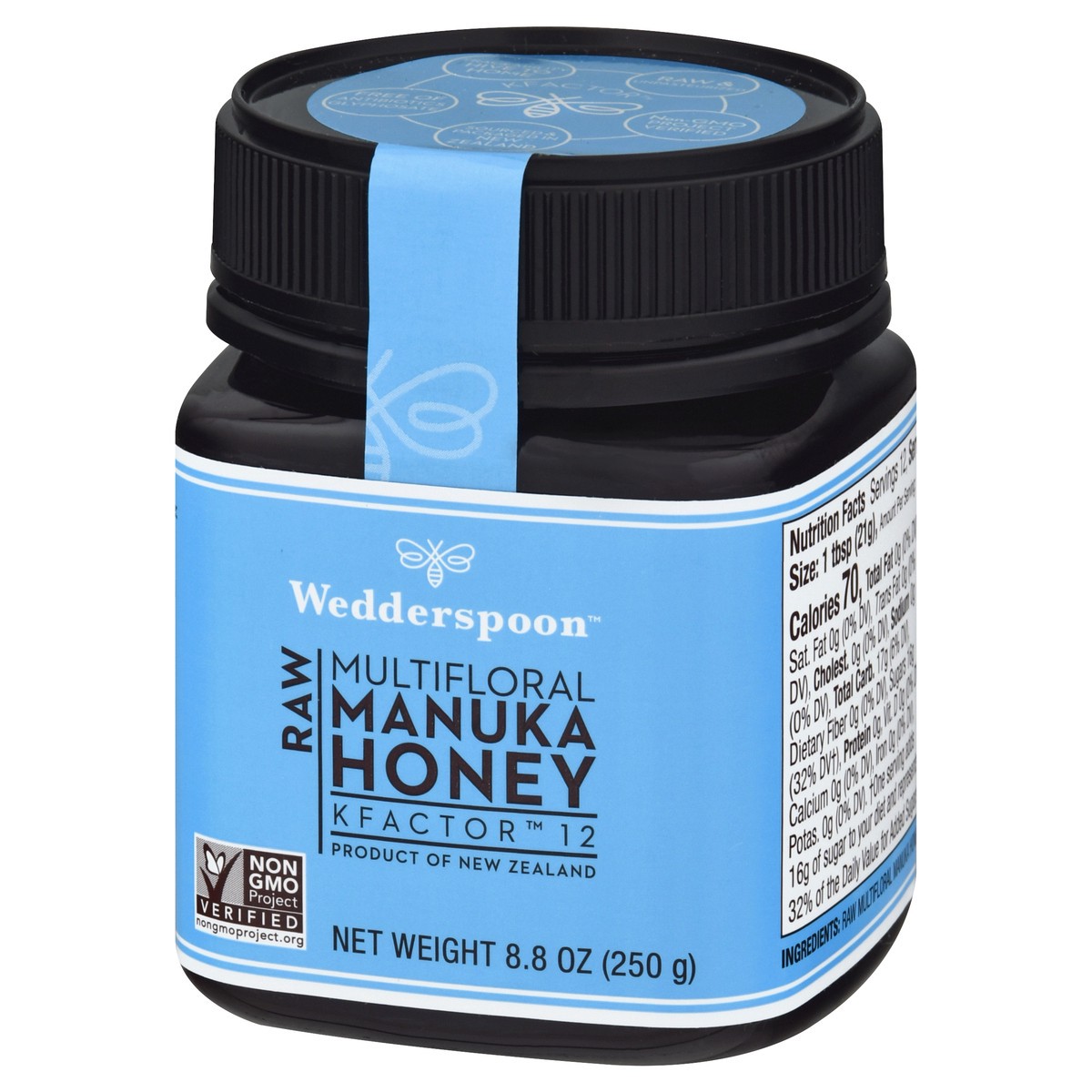 slide 3 of 12, Wedderspoon Raw Multifloral Kfactor 12 Manuka Honey - 8.8 oz, 8.8 oz