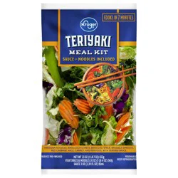 Kroger Teriyaki Meal Kit With Noodles