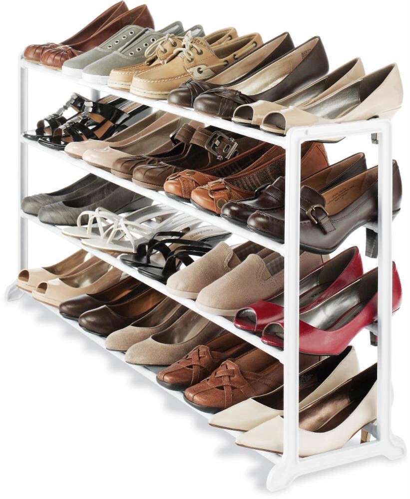 slide 3 of 3, Whitmor Shoe Tower, 20 pair