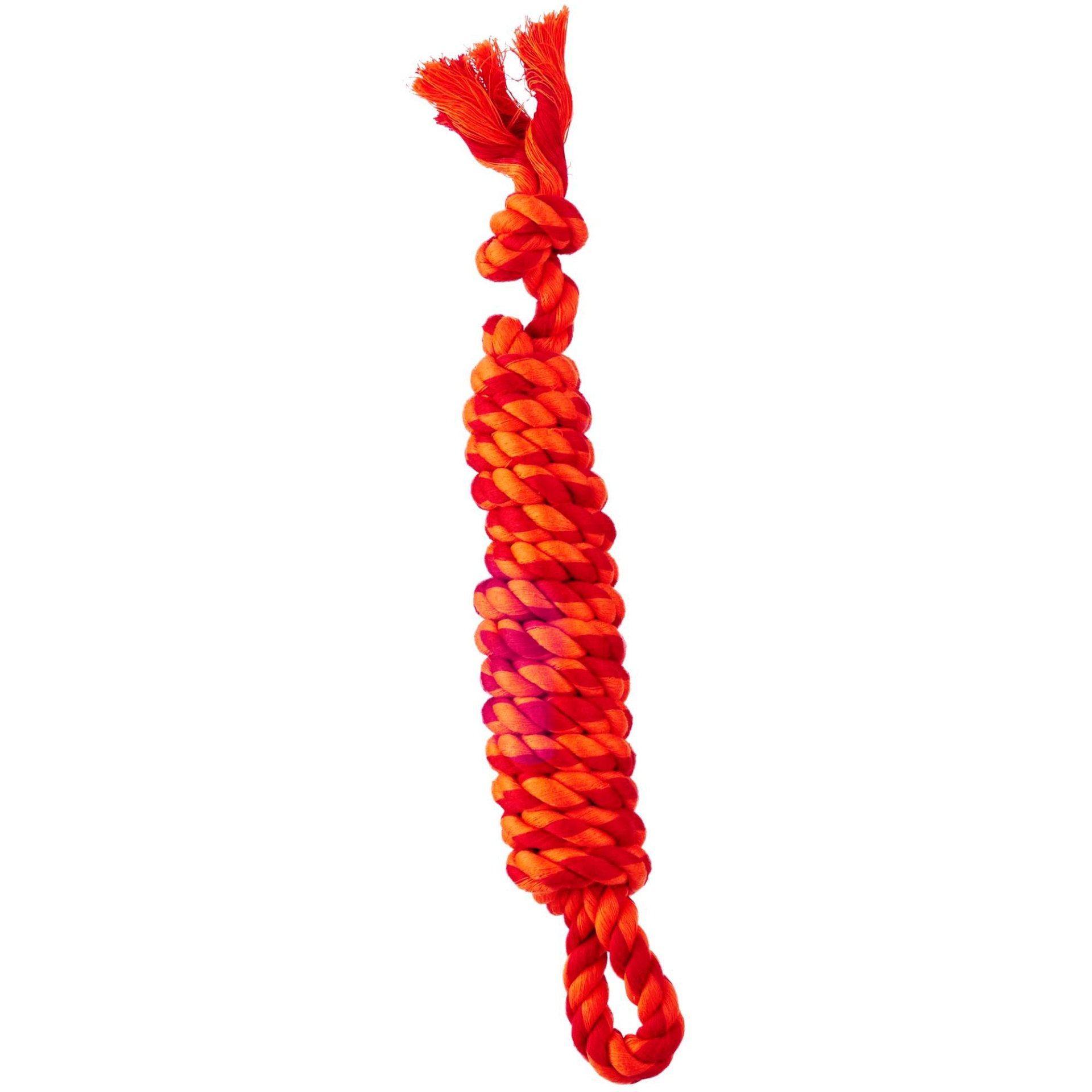 slide 1 of 1, Leaps & Bounds Toss and Tug Wrapped Rope Dog Toy in Assorted Colors, MED