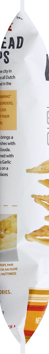 slide 3 of 5, Primizie Smoked Dutch Gouda & Garlic Flatbread Crisps, 6.5 oz