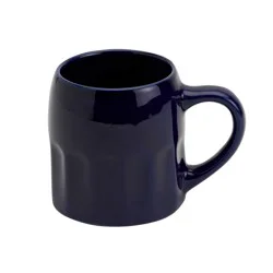 Mason Craft And More Stoneware Cafe Mug - Navy