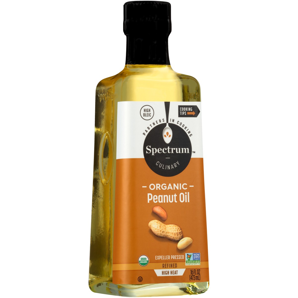 slide 2 of 9, Spectrum Naturals Organic Peanut Oil, 16 fl oz