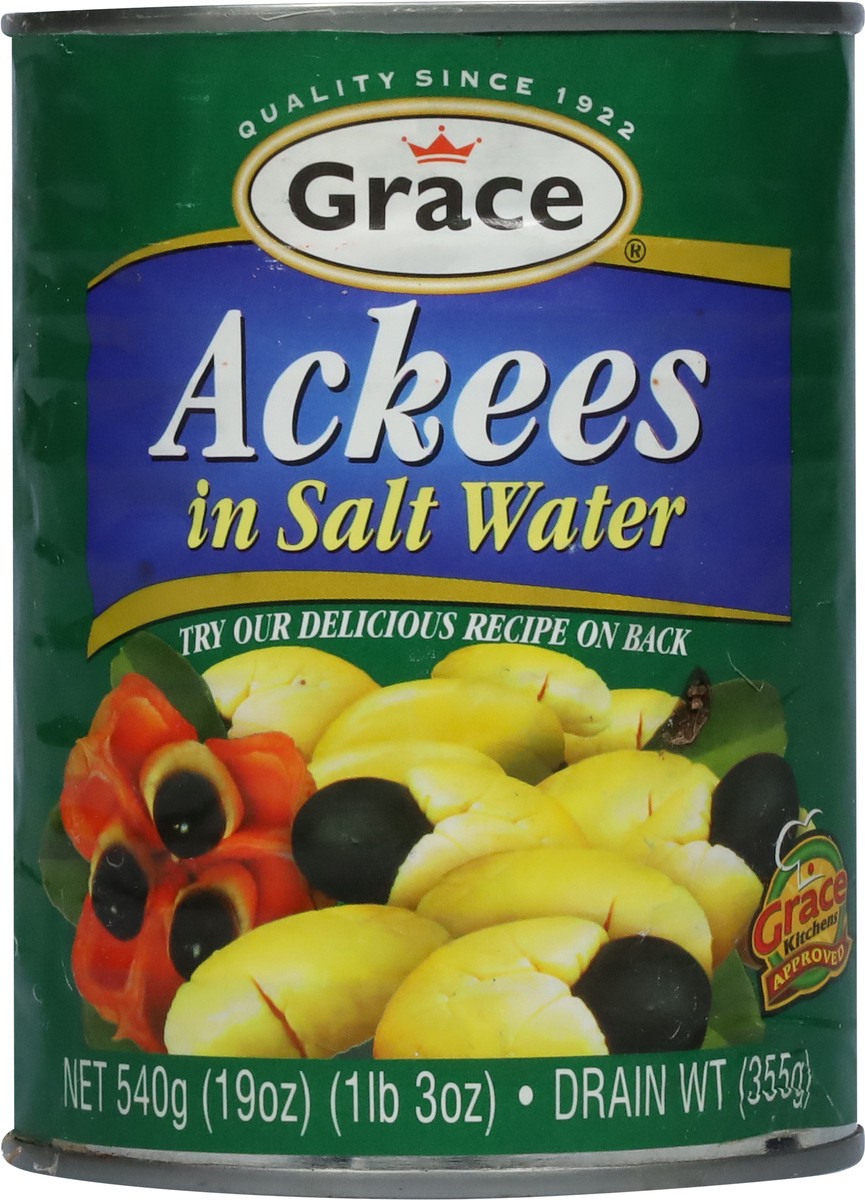 slide 5 of 9, Grace Ackees in Salt Water 19 oz, 19 oz