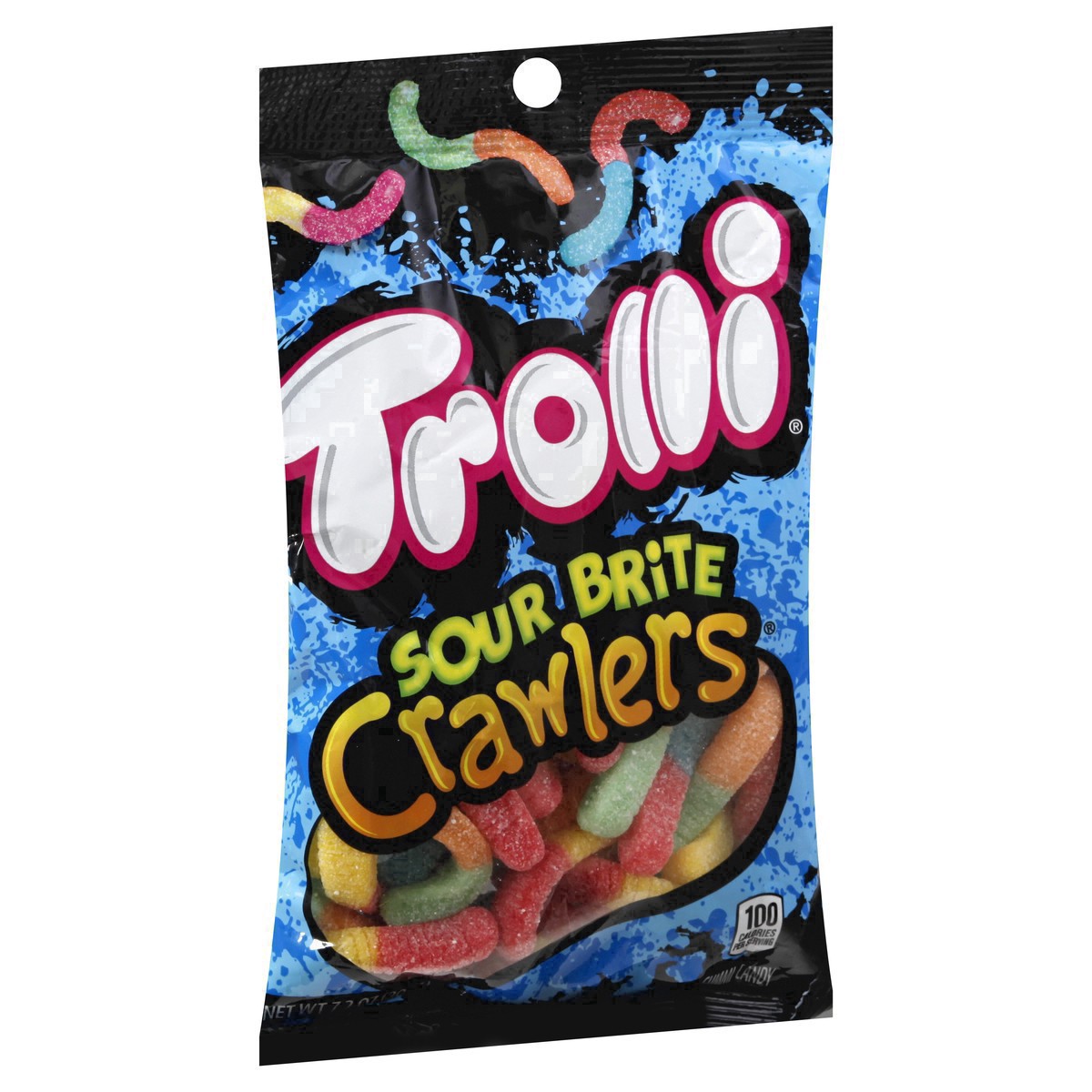 slide 24 of 38, Trolli Sour Brite Crawlers Gummi Worms - 7.2oz, 