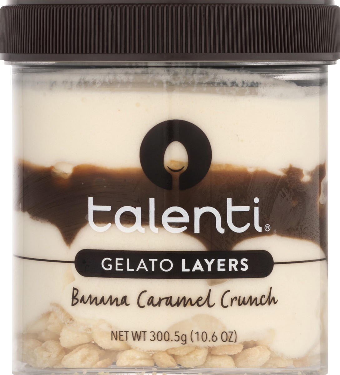 slide 8 of 9, Talenti Layers Gelato Banana Caramel Crunch, 300.5g, 300 gram