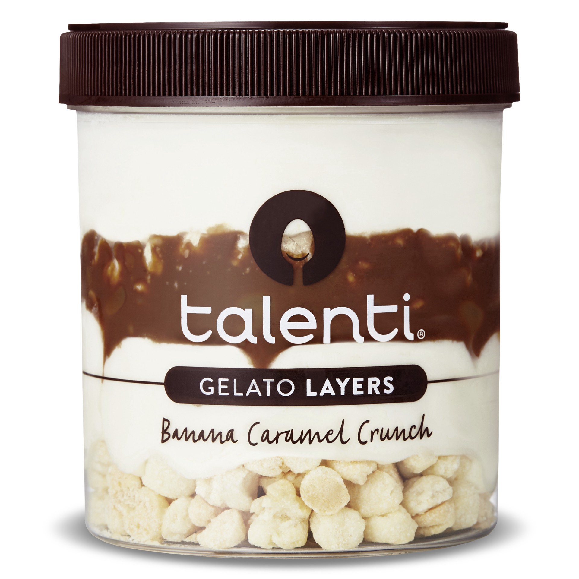 slide 1 of 9, Talenti Layers Gelato Banana Caramel Crunch, 300.5g, 300 gram