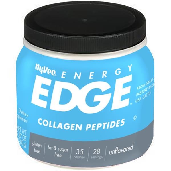 slide 1 of 1, Hy-Vee Energy Edge Collagen Peptides, 9.87 oz