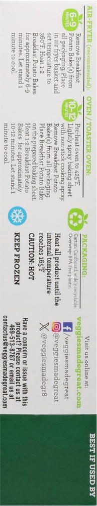 slide 5 of 6, Veggies Made Great O'Brien Breakfast Potato Bakes, 6 ct