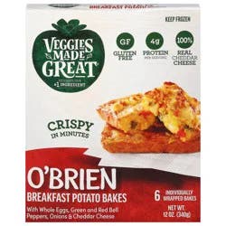 Veggies Made Great Crispy Breakfast O'Brien Potato Bakes - 6 ea