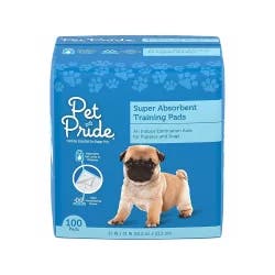 Pet Pride Super Absorbent Training Pads 100 Count