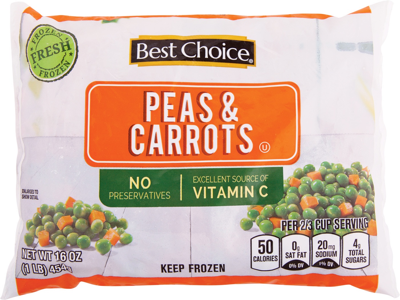 slide 1 of 1, Best Choice Peas&Carrots, 16 oz