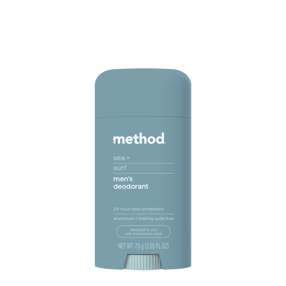 slide 1 of 4, Method Deodorant Stick Sea + Surf, 2.65 fl oz
