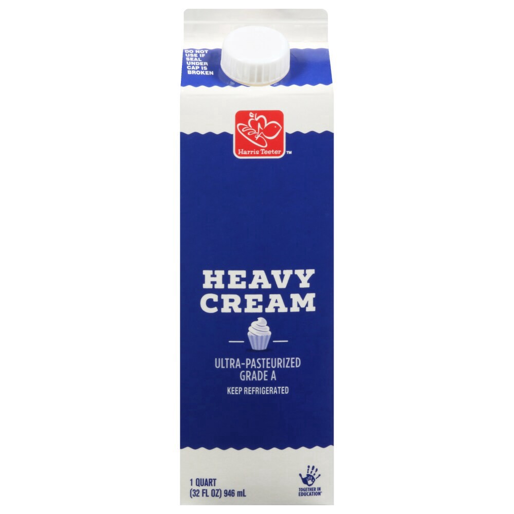 slide 2 of 2, Harris Teeter Ultra Pasteurized Heavy Cream, 1 qt