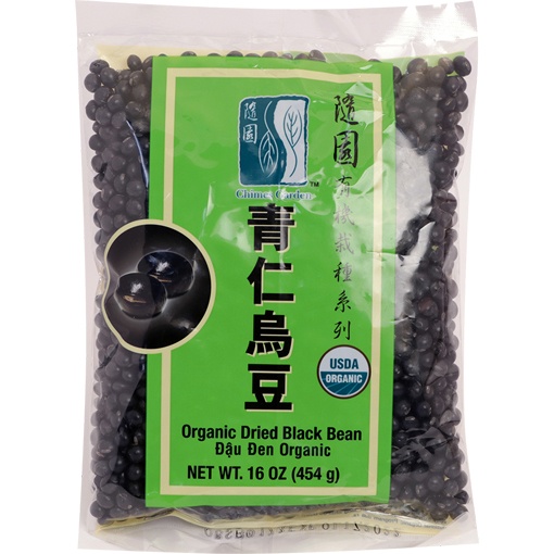 slide 1 of 1, Chimes Garden Chimes Organic Dried Blk Bean, 16 oz