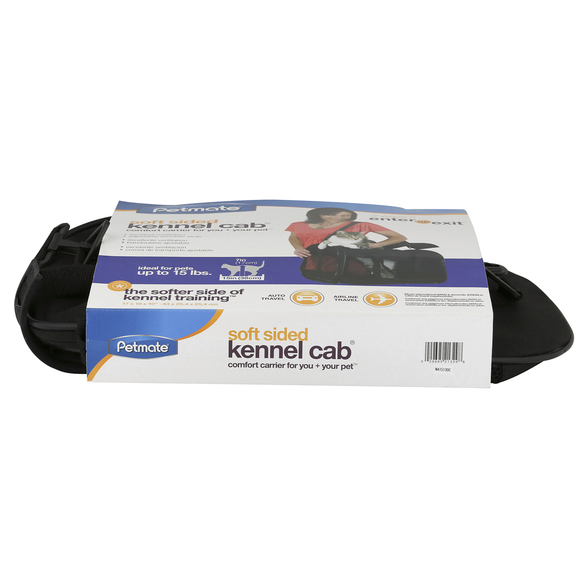 slide 2 of 2, Petmate Soft Sided Kennel Cab Pet Carrier, Small, MED