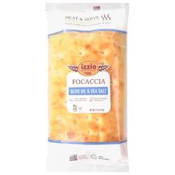 Izzio Artisan Bakery Olive Oil & Sea Salt Focaccia 11 oz