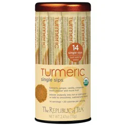 The Republic of Tea Organic Turmeric Single Sips
