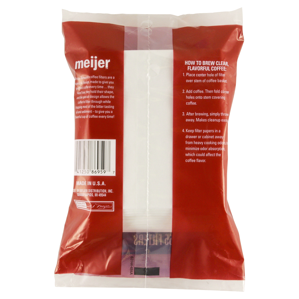 slide 2 of 2, Meijer Wrap Around Coffee Filters, 55 ct