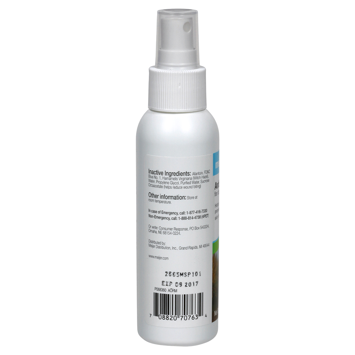 slide 2 of 3, Meijer Anti-Itch Spray For Dogs And Cats, 4 fl oz